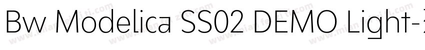 Bw Modelica SS02 DEMO Light字体转换